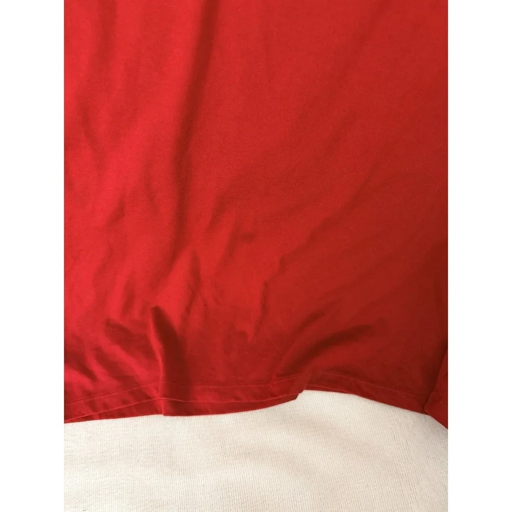 Adidas Climalite Shirt Mens L Red Hustle Inc 2K19 Football Training Team Tee